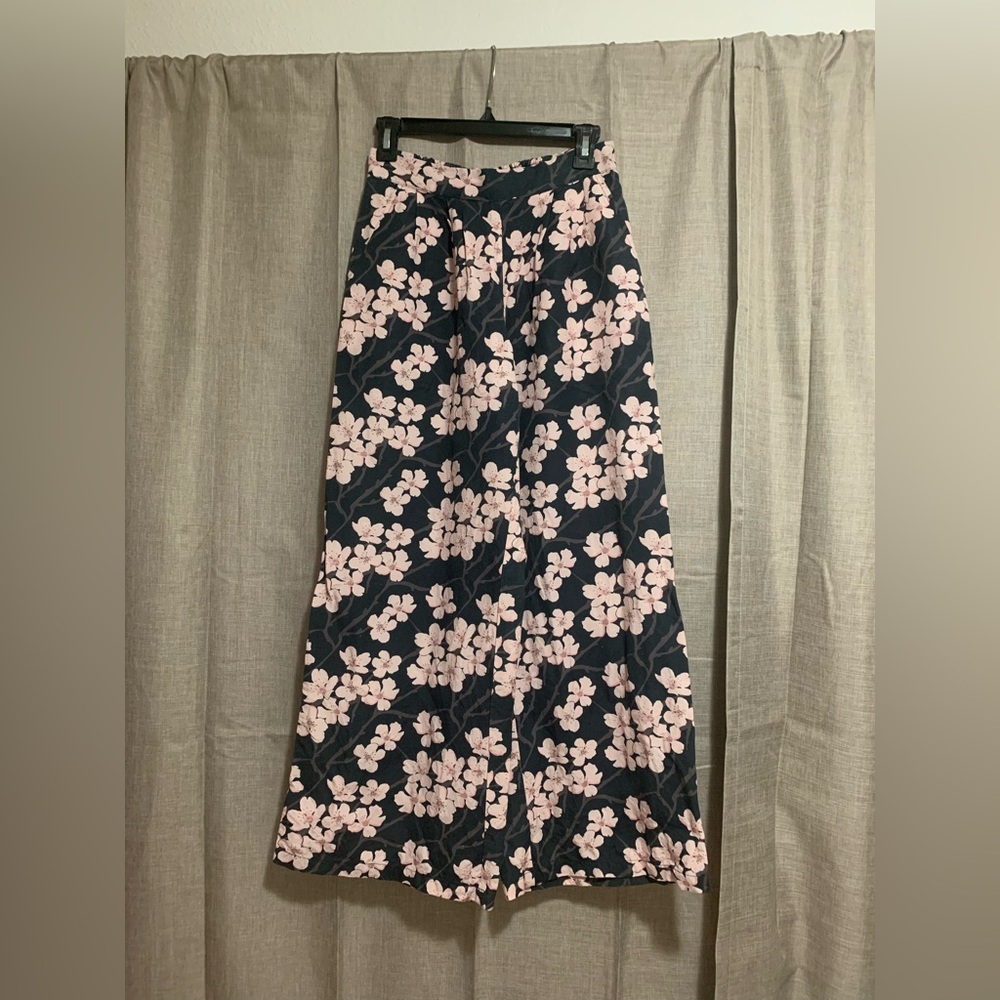 Fighting Eel | Ava Sky Pant Thea in Navy Sakura Size Small